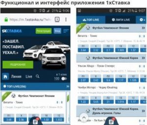 Как пользоваться мобильным приложением букмекерской конторы 1XStavka?