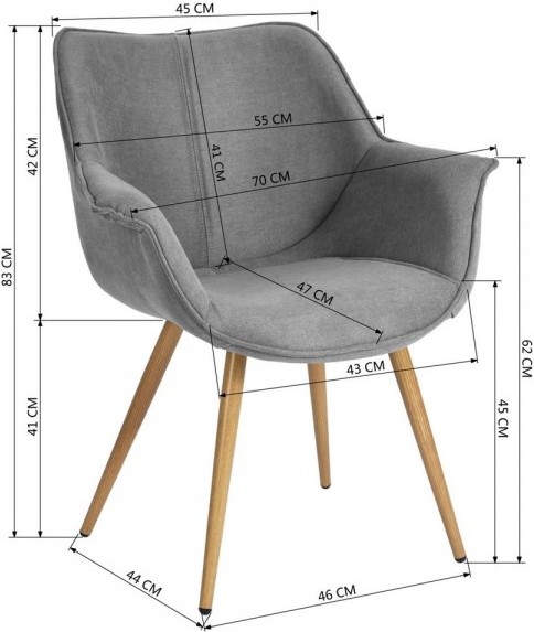 Конструкция кресла на металлическом каркасе