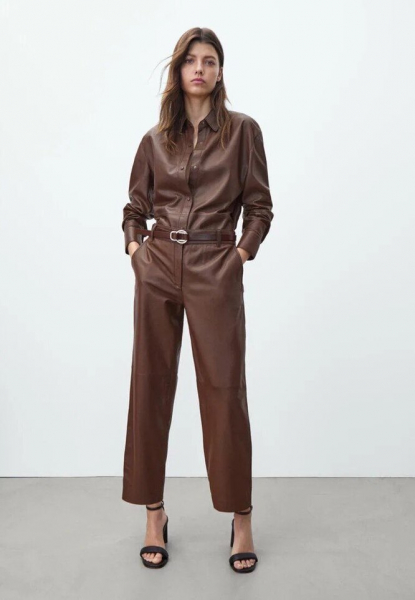 Вместо скучной базы! Топ-10 самых модных кожаных брюк, которые добавят стиля