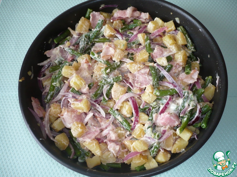 "Льежский" салат со стручковой фасолью