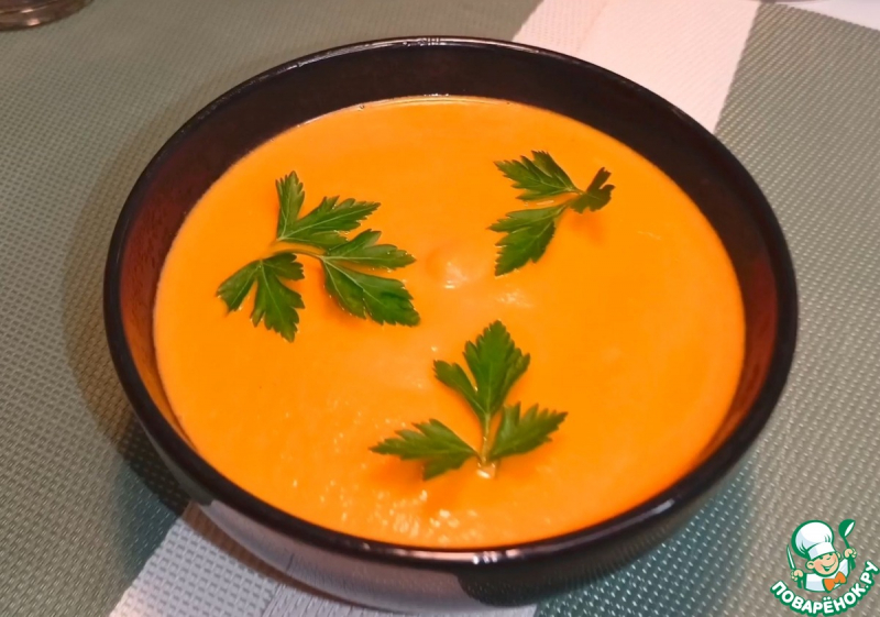 Сливочный крем суп из тыквы
