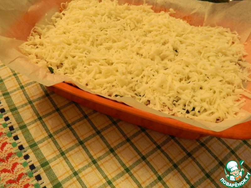 Запеканка овощная с сыром