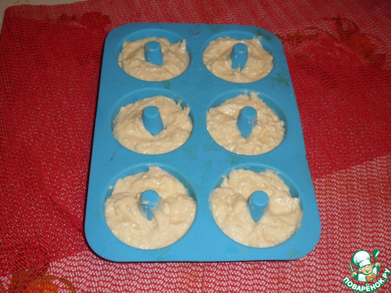 Творожно-кокосовые пончики