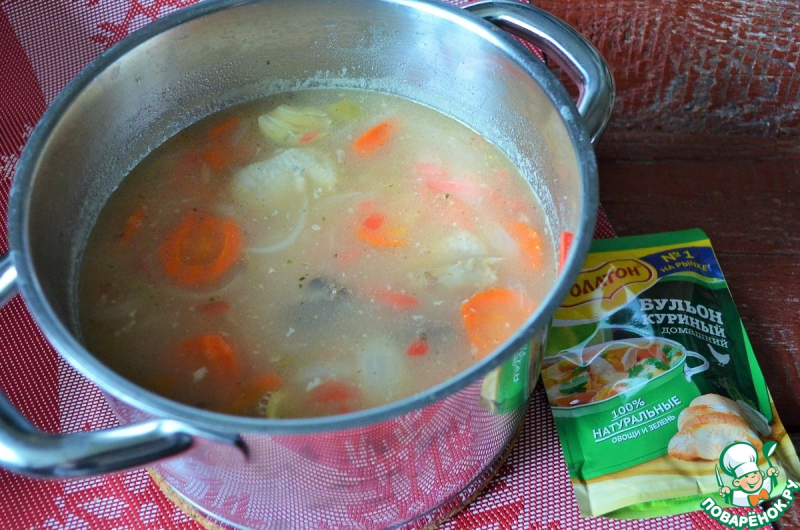 Азиатский картофельный суп с уткой