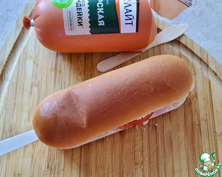 Горячий бутерброд "Эскимо"