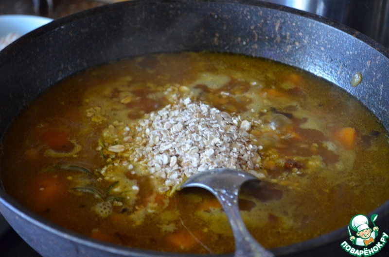 Тыквенный крем-суп с фрикадельками