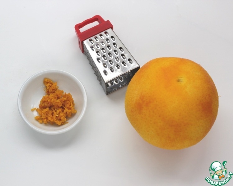 Апельсиновый пирог с кукурузной полентой