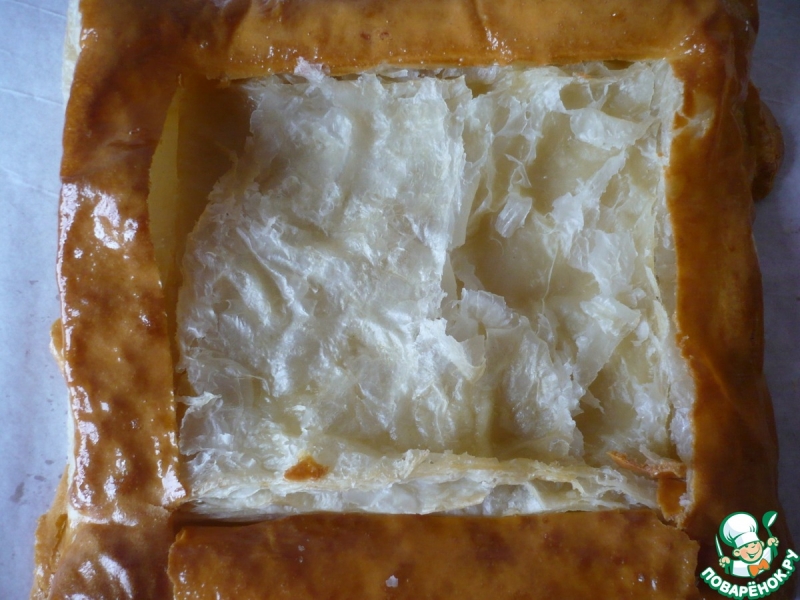 Закусочные слойки с плавленым сыром