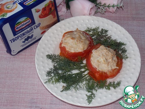 Фаршированные помидоры с фаршем и сыром