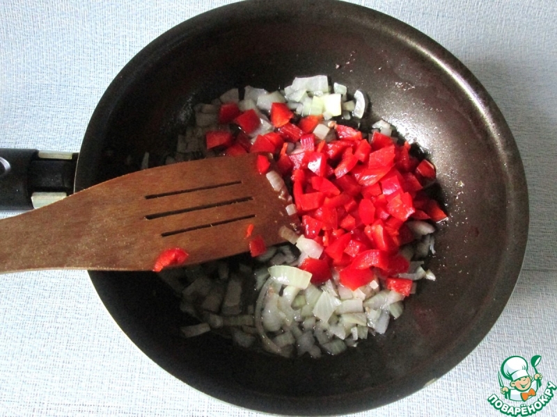 Овощи с бататом на сковороде