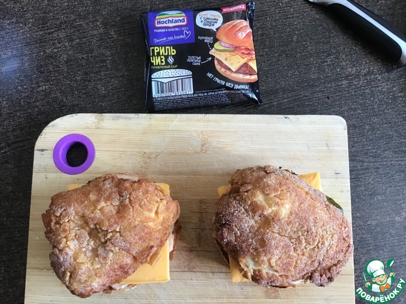 Сэндвич с хрустящей курицей