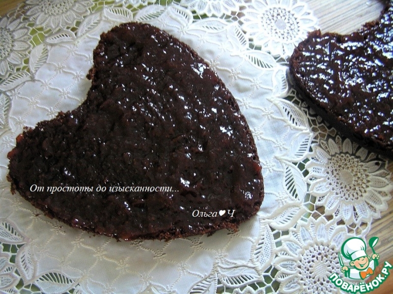 Шоколадно-клубничные кофейные кексы или Торт