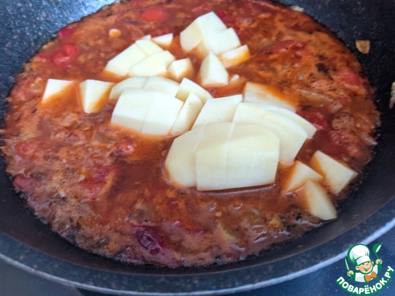 Густой суп испанских рыбаков "Мармитако"