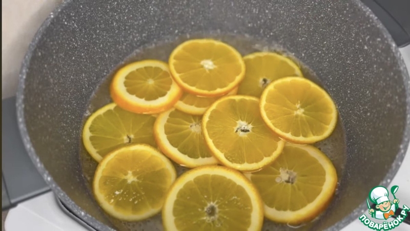 Апельсиновый рулет с апельсиновым кремом