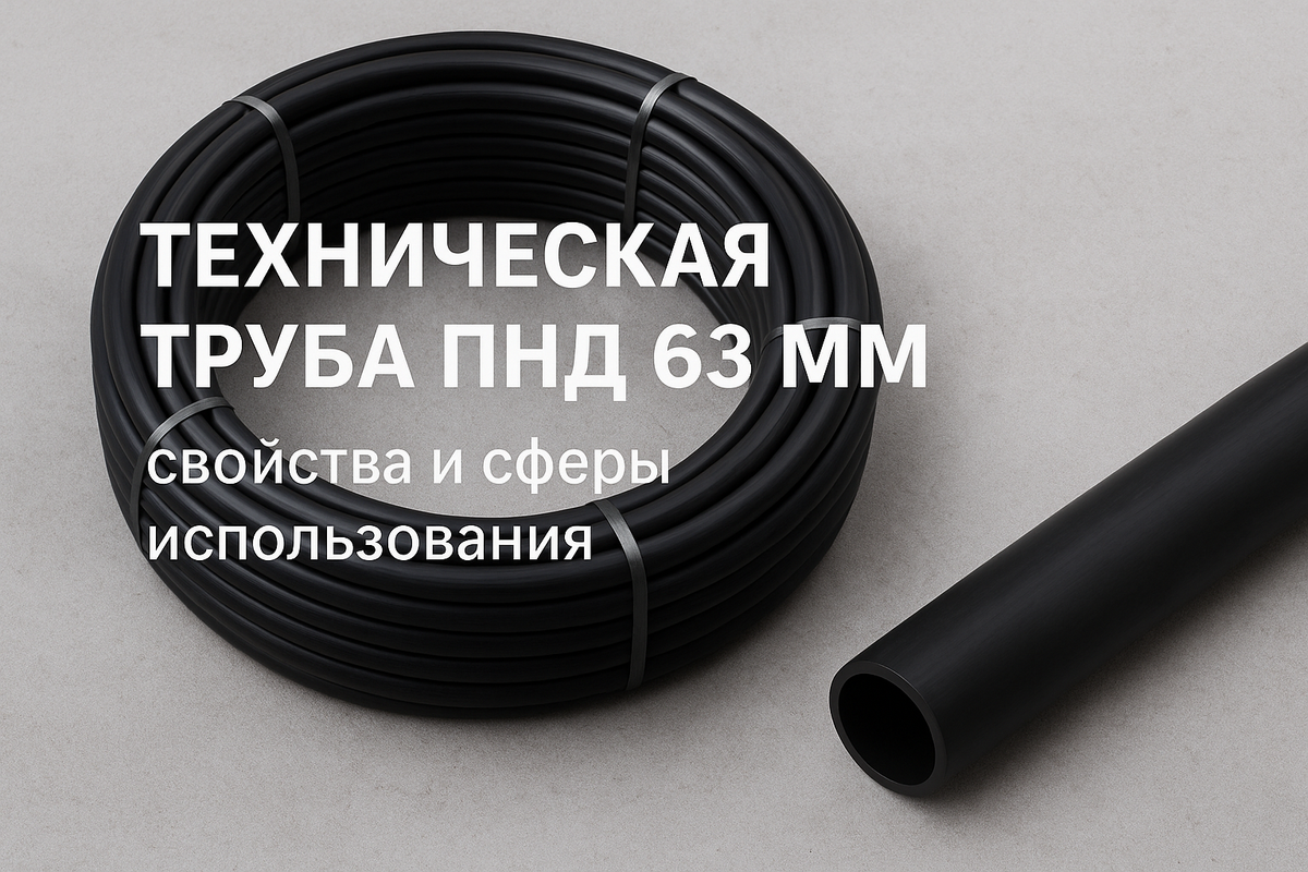 Что нужно знать о технической трубе ПНД 63 мм: свойства и сферы использования