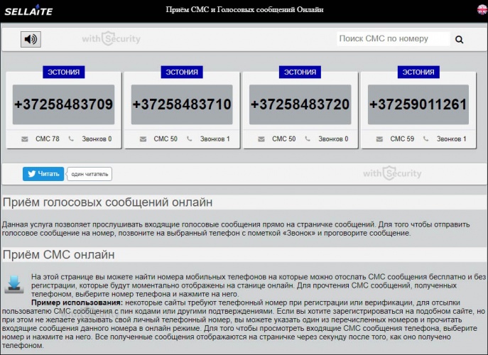 Как работает сервис по приёму смс на виртуальные номера?