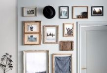Фоторамки на стену: правила идеального оформления в интерьере