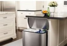 Виды современных мусорных ведер для кухни