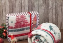 Плед в качестве подарка на Новый Год