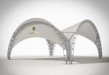 Арочные шатры: самодостаточный элемент дизайна