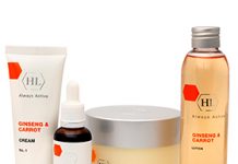 Полезные свойства женьшеня и моркови в косметике Холи Ленд