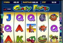 Игровой автомат Crazy Fruits : правила игры