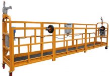 Применение строительных фасадных люлек