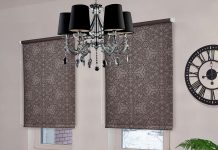 Рулонные шторы в интерьере