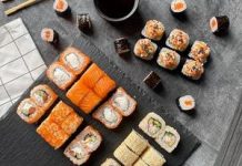 Ресторан Суши Мастер: обзор меню