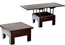 Стол-трансформер журнальный обеденный: совмещает функции обеденного и журнального столов