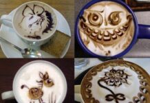 Как рисовать красивые узоры на кофе: самые актуальные идеи