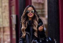 С чем носить кожаную куртку?