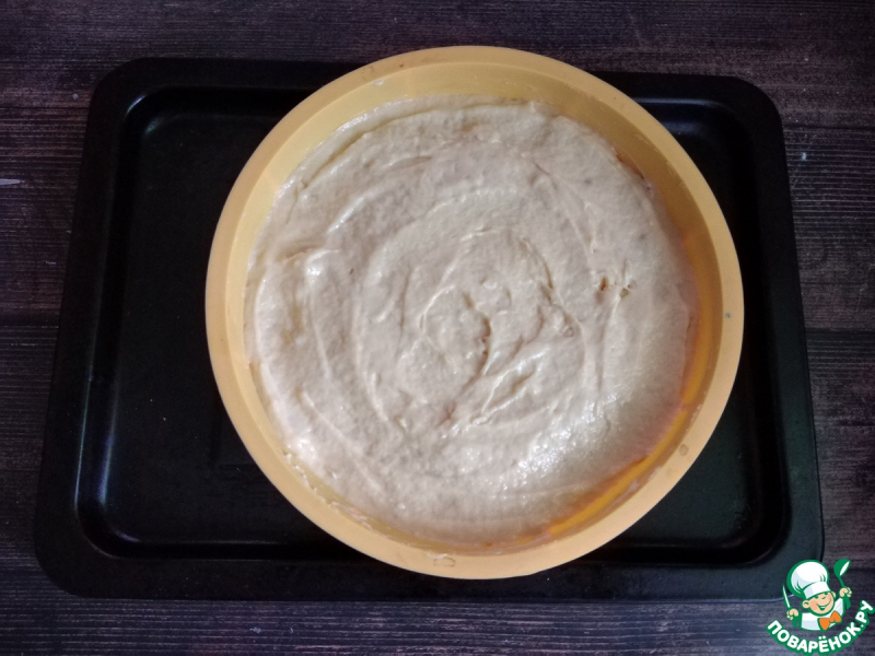 Капустный пирог с сыром и яйцом