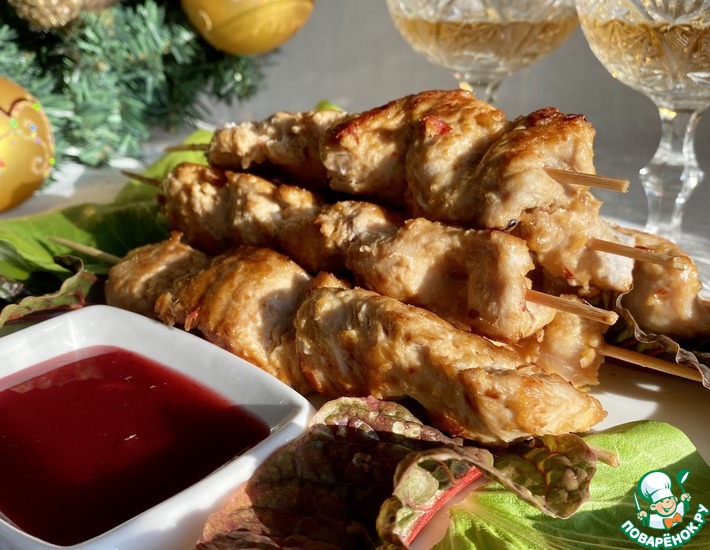 Куриное соте в арахисовом соусе