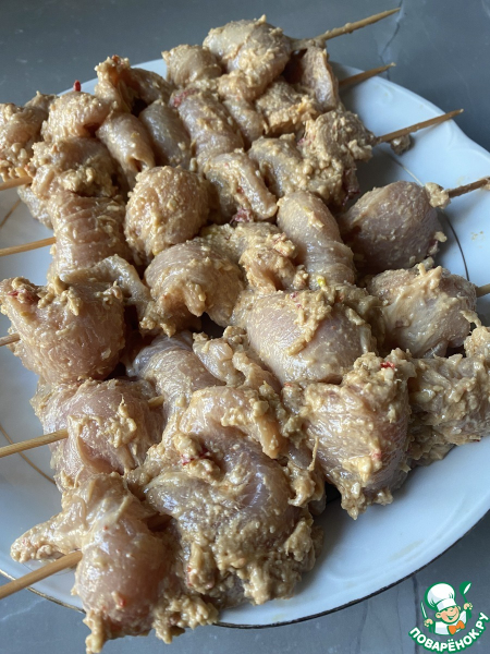 Куриное соте в арахисовом соусе