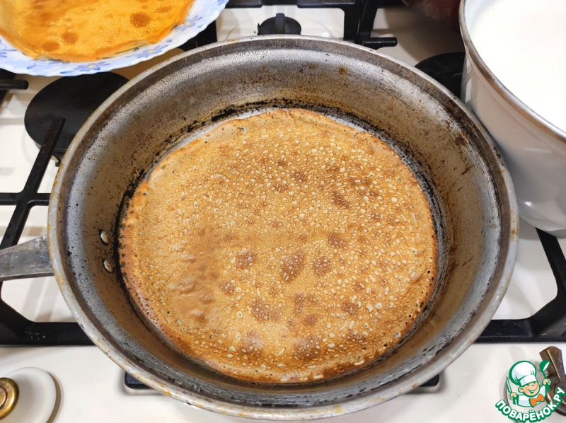 Блинчики с мясом и рисом