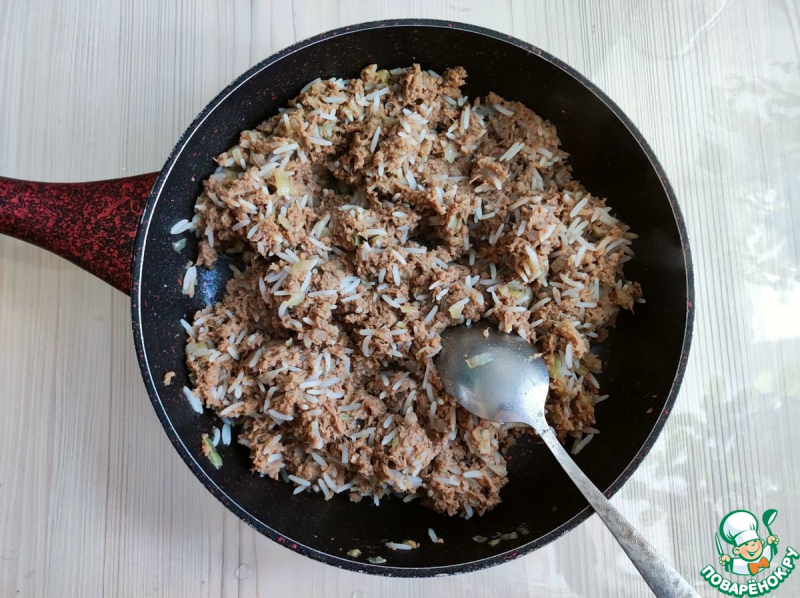 Блинчики с мясом и рисом