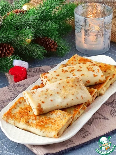 Блинчики с мясом и рисом