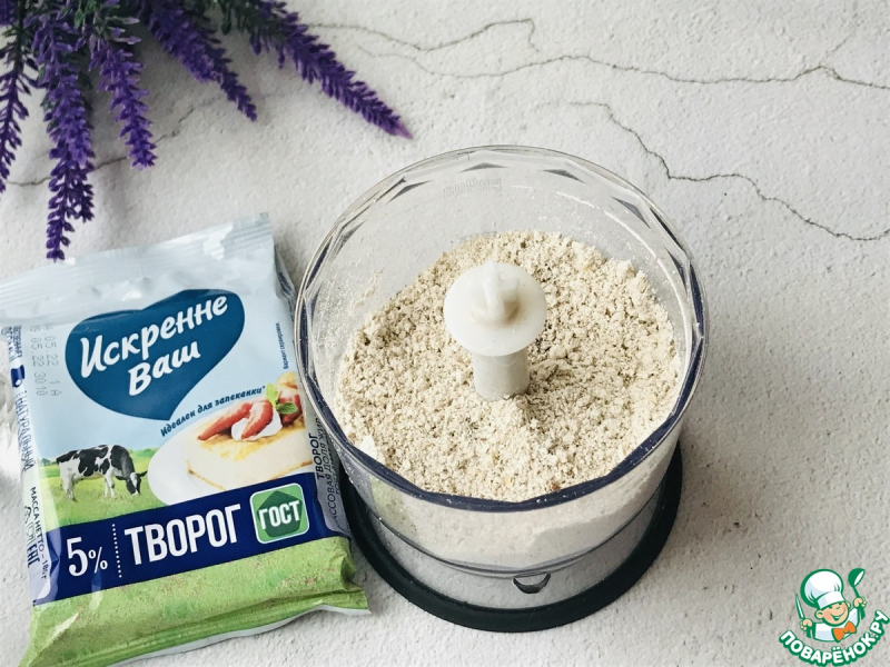 Овсяное печенье с творогом