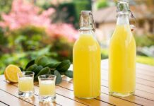 Лимончелло : популярный лимонный ликёр из Южной Италии