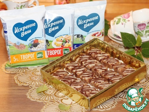 Творожные ореховые ириски