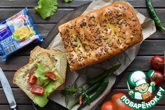 Сочни с творожным сыром и смородиной