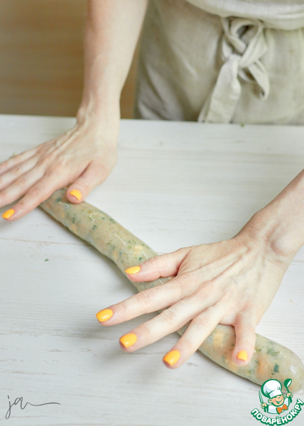 Куриные колбаски с сыром