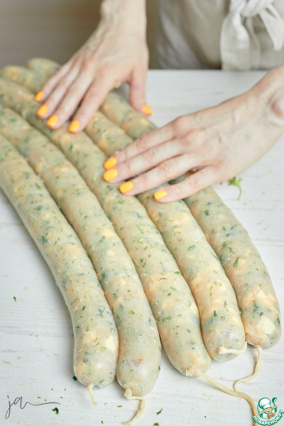 Куриные колбаски с сыром