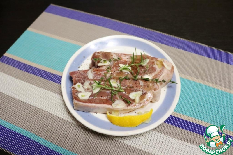 Запеченная баранина со сладким картофелем