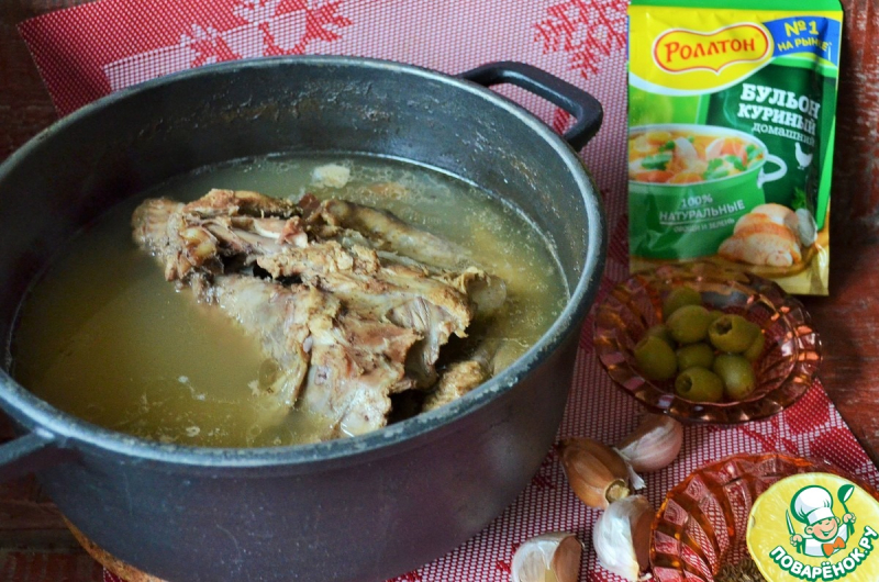 Азиатский картофельный суп с уткой