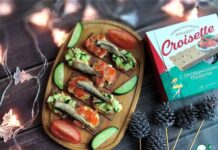 Бутерброды со шпротами и жареной картошкой