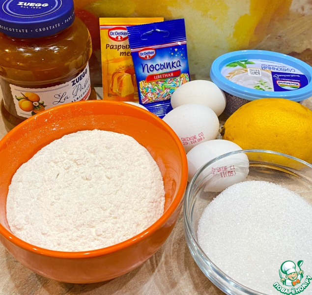 Торт к празднику с начинкой