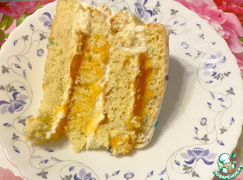 Торт к празднику с начинкой