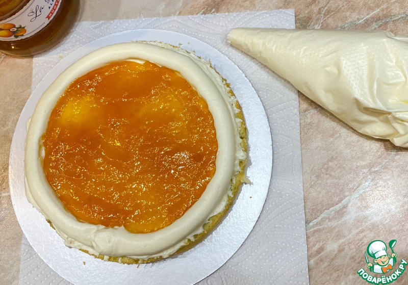 Торт к празднику с начинкой